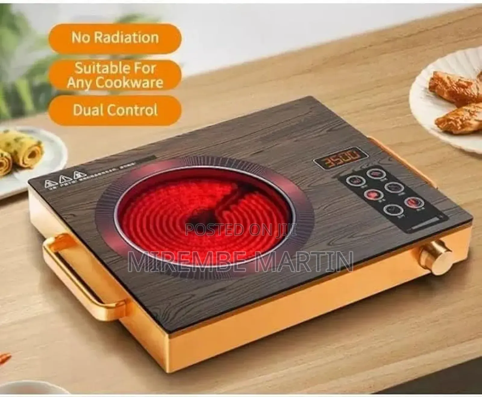 Portable Infrared Electric Stove With Digital Timer