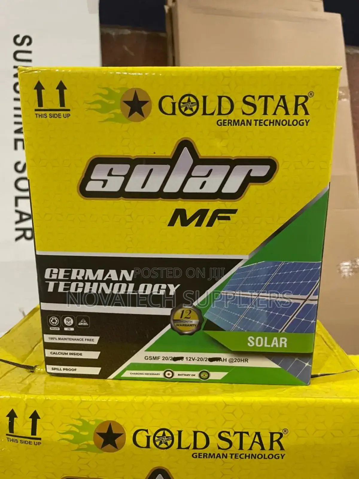20ah Gold Star Maintenance Free Solar Batteries Qwek
