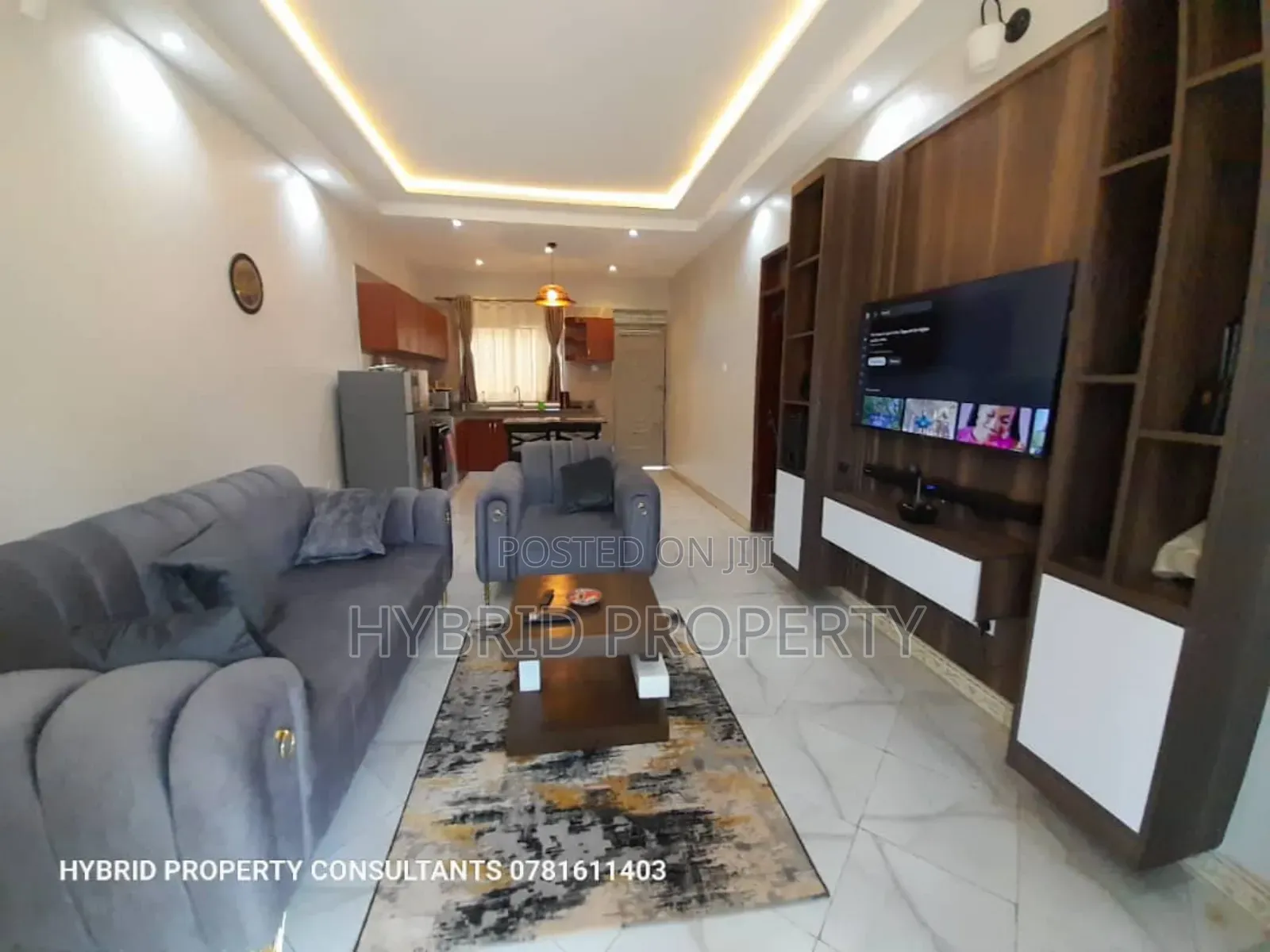 Furnished 2bdrm Apartment in Wakiso Town Along for rent