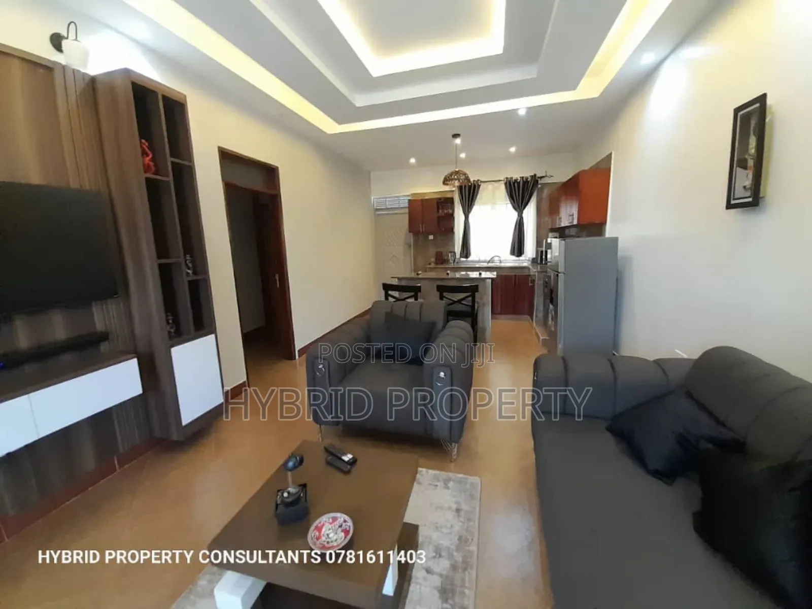 Furnished 2bdrm Apartment in Wakiso Town Along for rent