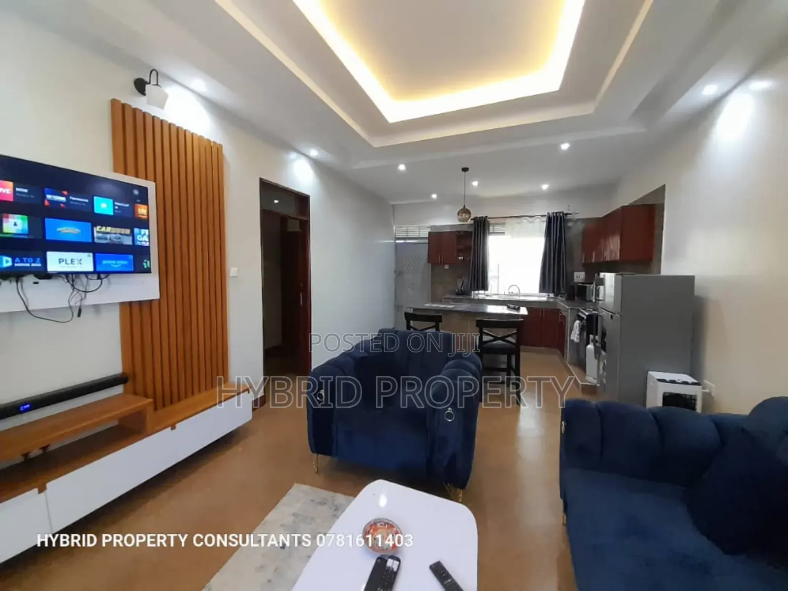 Furnished 2bdrm Apartment in Wakiso Town Along for rent