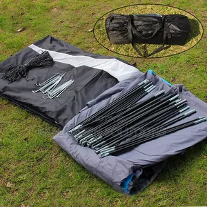 LFO 2 Room Large Space Tunnel Camping Tent 8-10 People