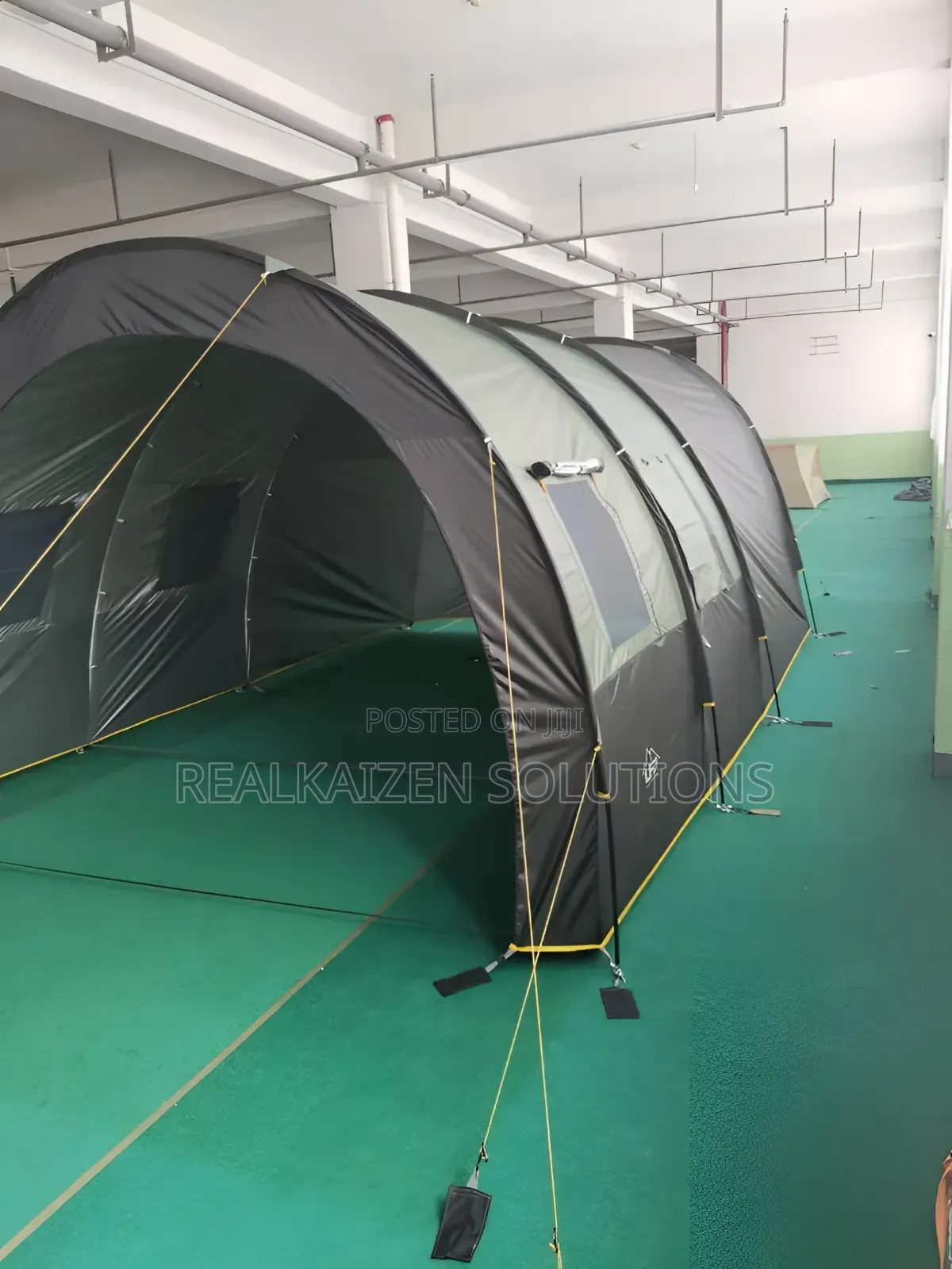 LFO 2 Room Large Space Tunnel Camping Tent 8-10 People