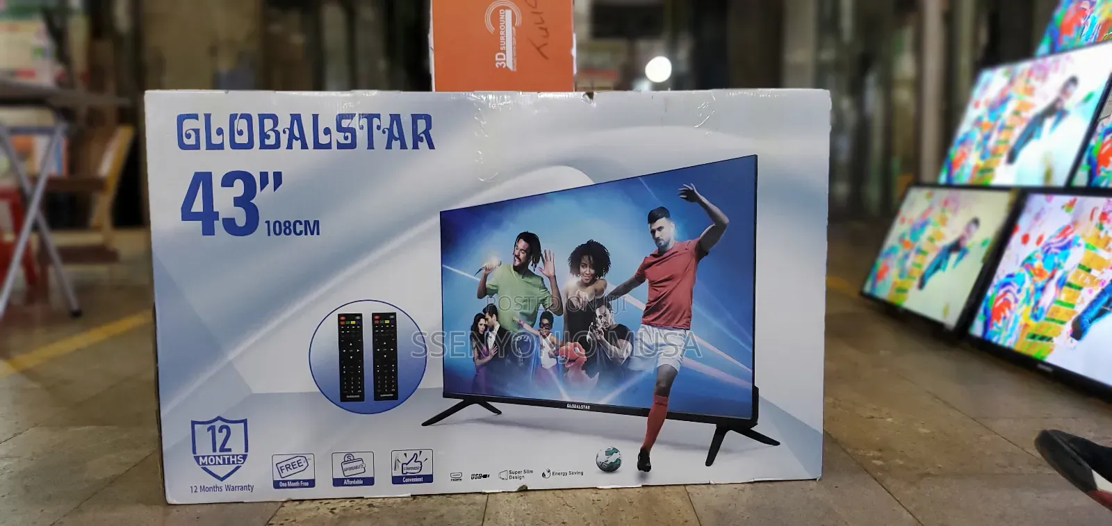 Globalstar 43" Digital Led Tv -12 Months Warranty,Super Slim