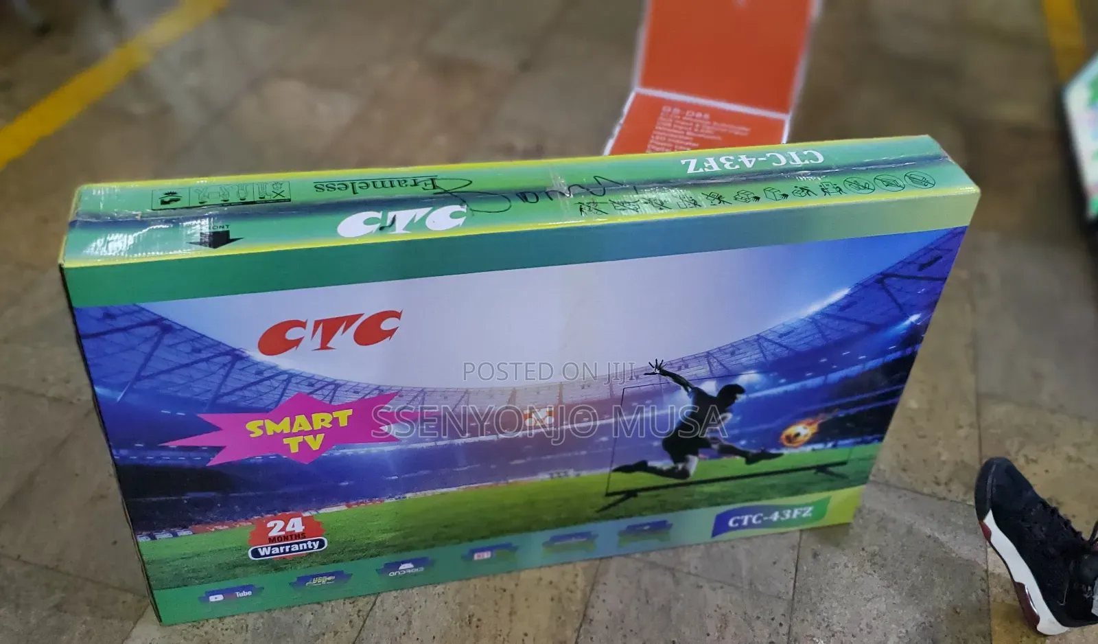 CTC 43fz 43" Smart Android Tv-24 Months Warranty,Tube Design