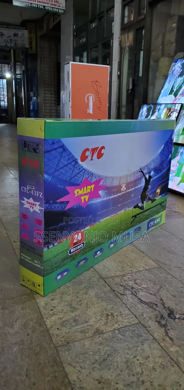 CTC 43fz 43" Smart Android Tv-24 Months Warranty,Tube Design