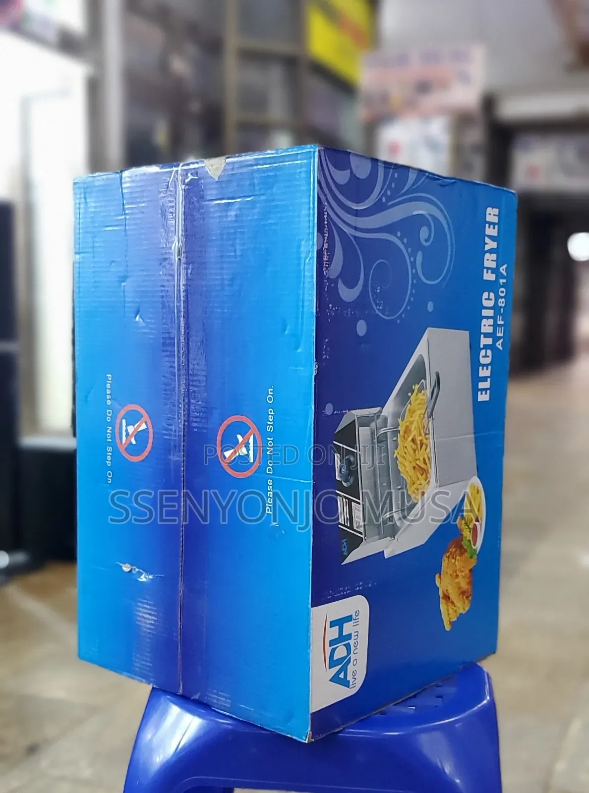 Adh Electric Deep Fryer 6l Aef-801a-2.5kw, 220-240v-60-200°c