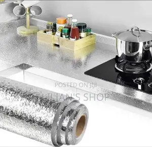 One Roll 5m by 60cm Kitchen Waterproof Wall Stickers