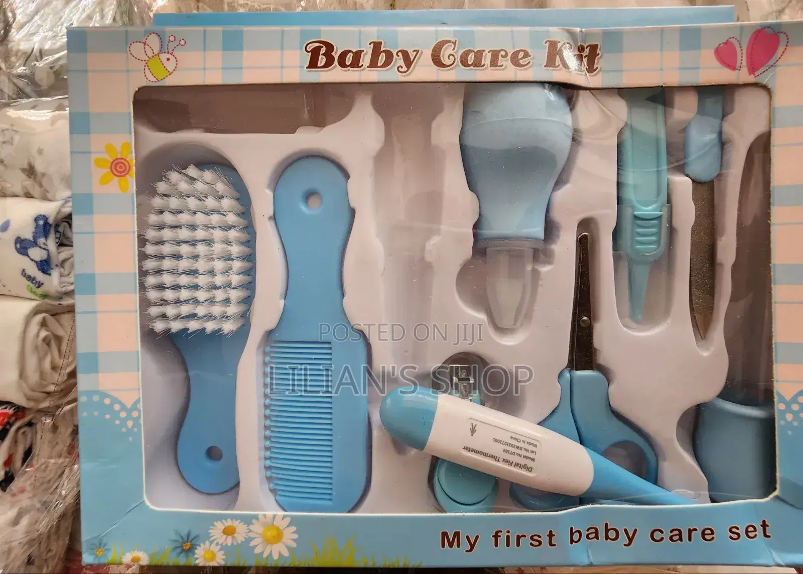 Baby Care Kit 10pcs Blue and Pink