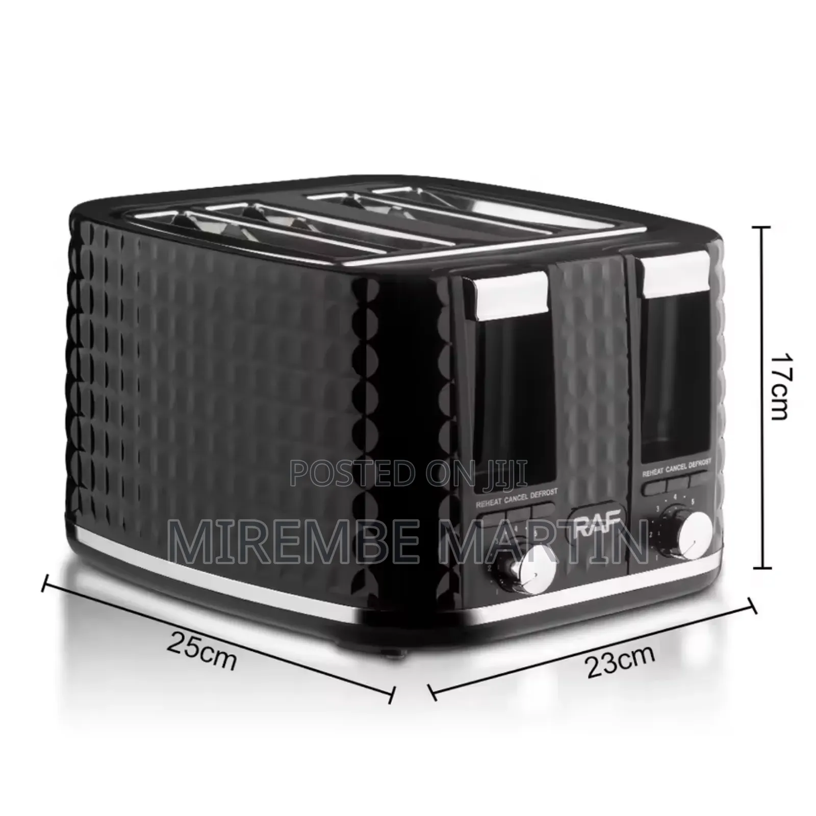 R.503 Household 4 Slice Toaster 1500W