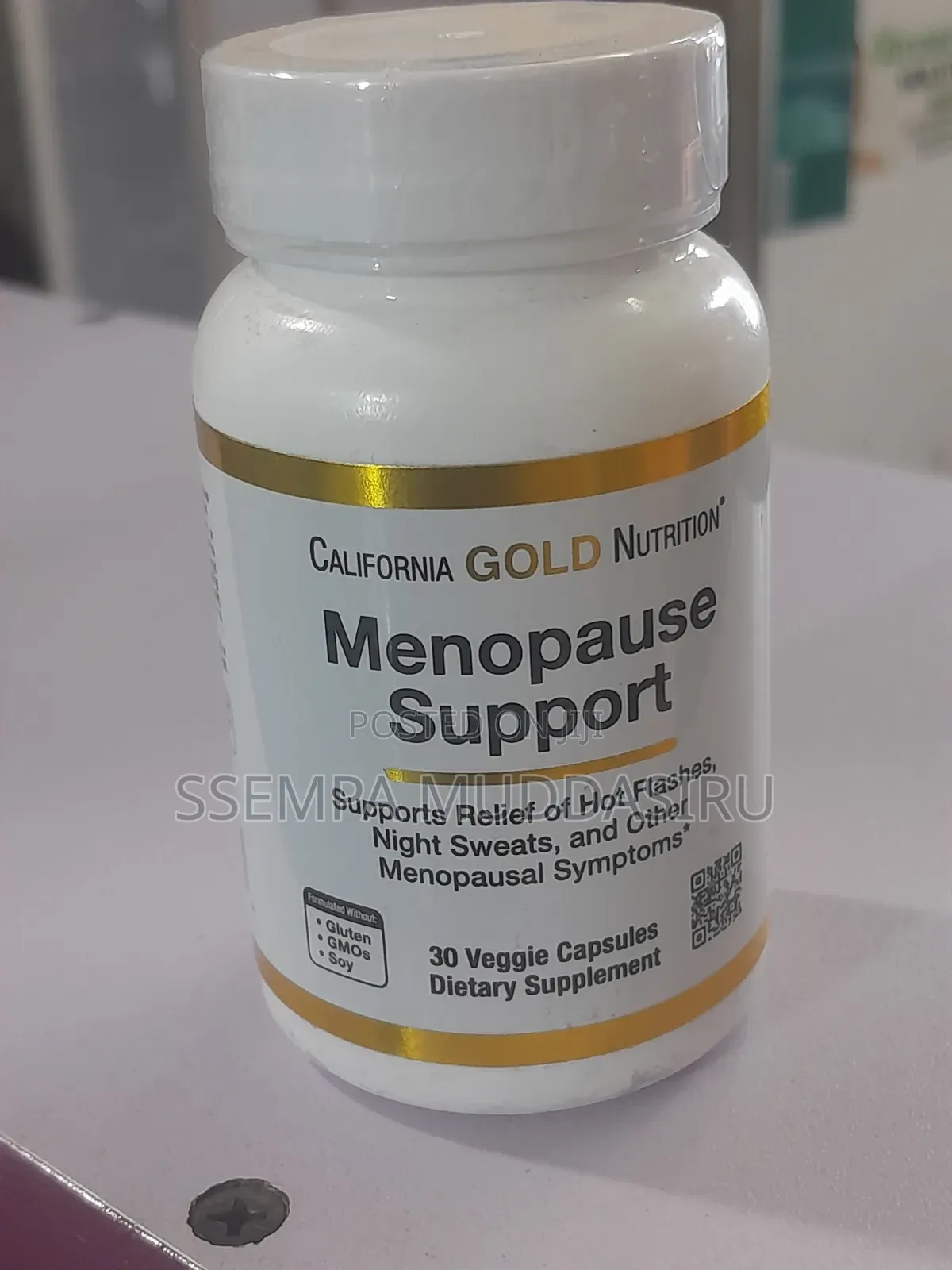 California Gold Nutrition Menopause,30 Verg Capsules