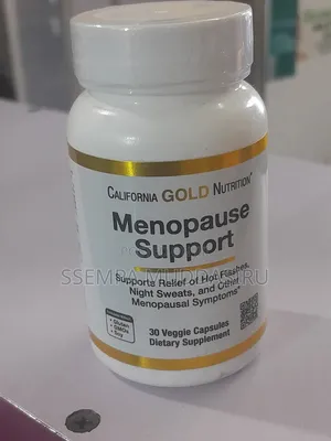California Gold Nutrition Menopause,30 Verg Capsules
