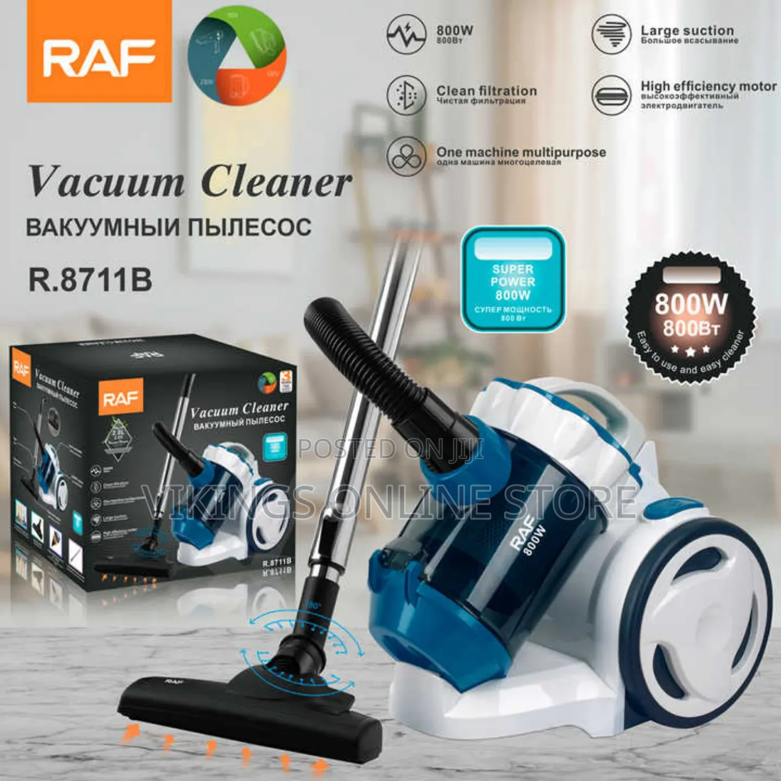 RAF 800W Best Dust Collector Bagless Cyclone Vacuum Cleaner