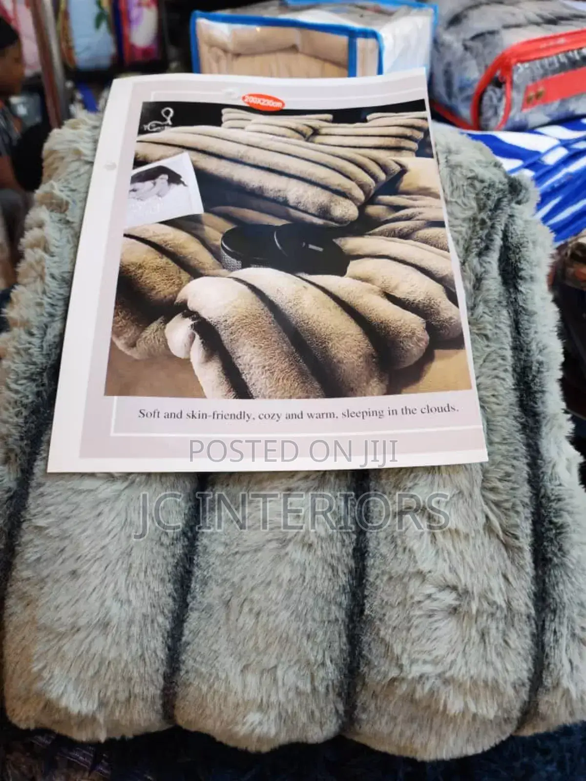 Rabbit Fur Mattress Cover