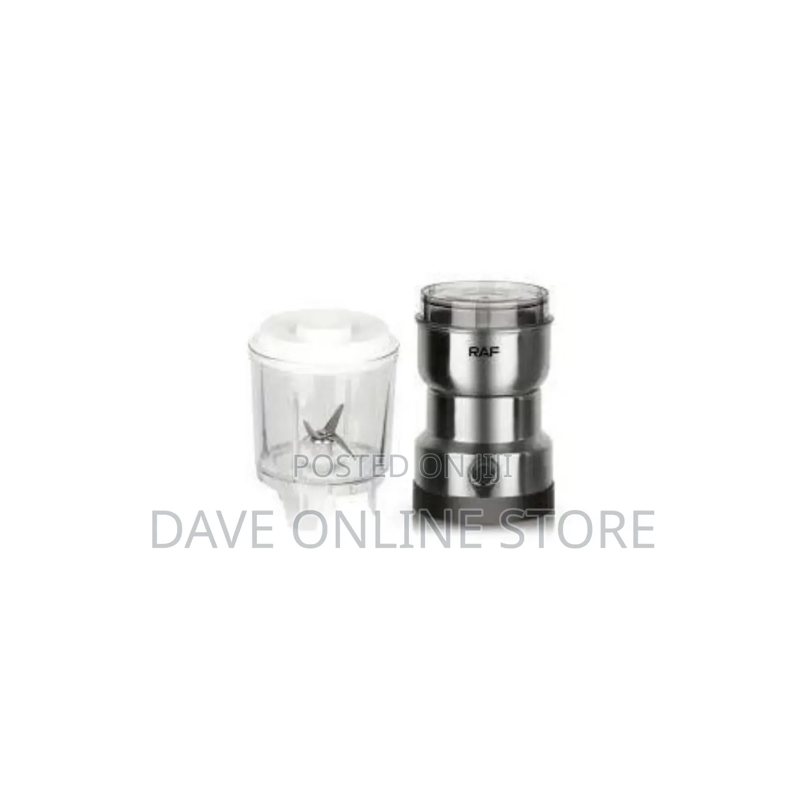 RAF 2 in 1 Stainless Steel Coffee Grinder and Juice Blender