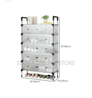 Plastic Shoe Storage Cabinet With Doors