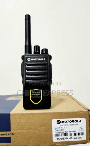 Photo - Motorola Mt-X3 Uhf Transceiver Walkie Talkie 2-Way Radio 8W