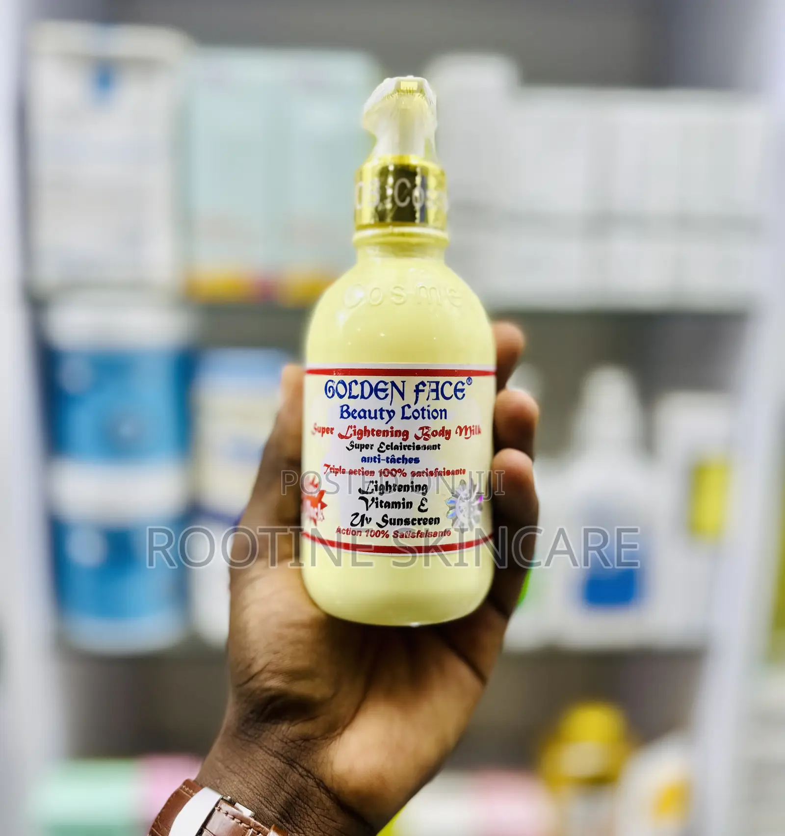 Golden Face Lightening Beauty Lotion With Vitamin E