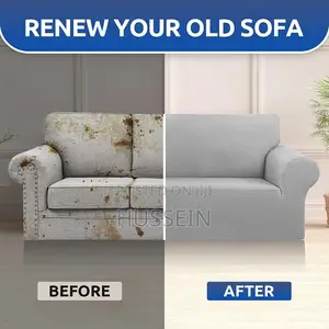 T/G Thinsgo High Stretch Sofa Cover, Anti-Slip Sofa Cover