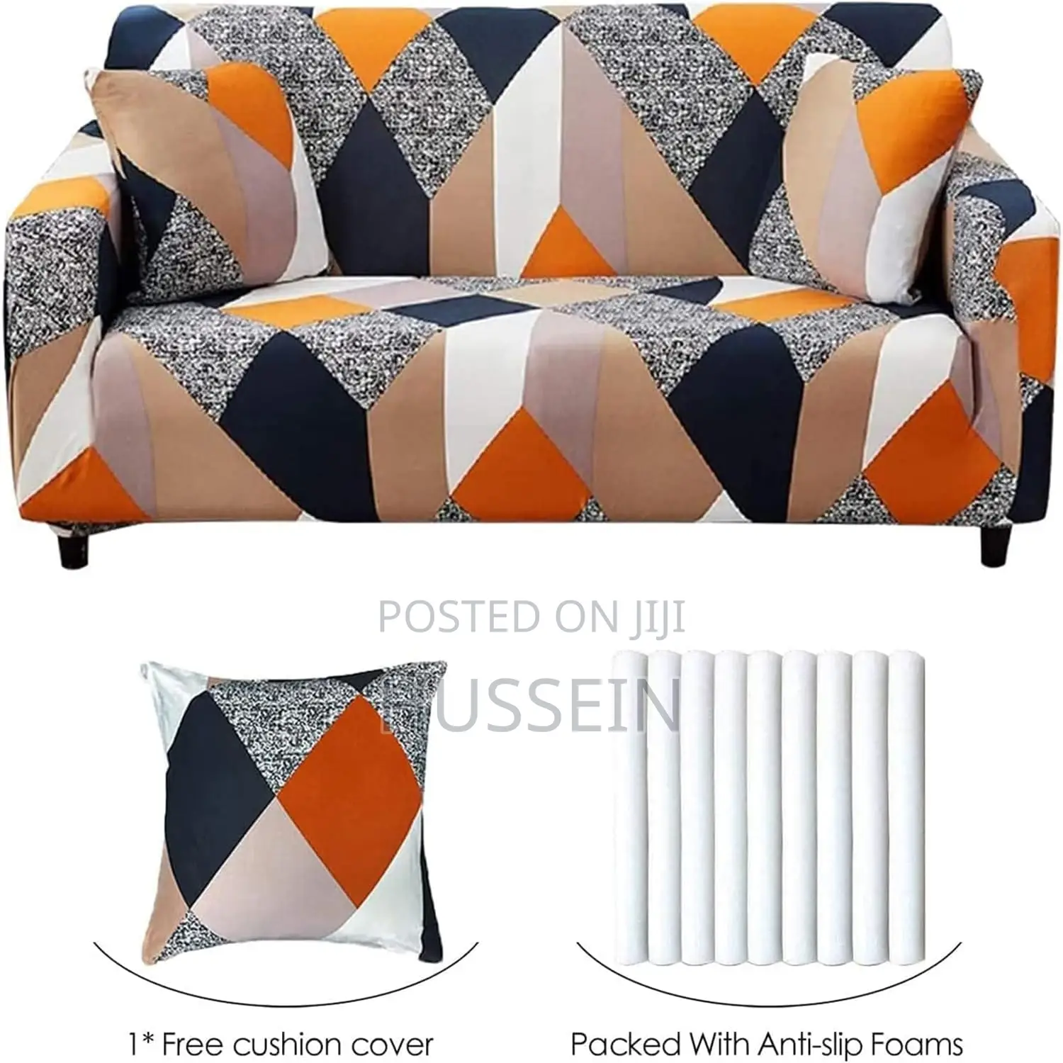 X Spring Printed Sofa Cover