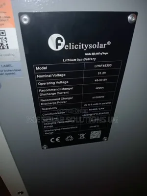Felicity Lithium Ion Battery 17.5kwh 350ah 48v