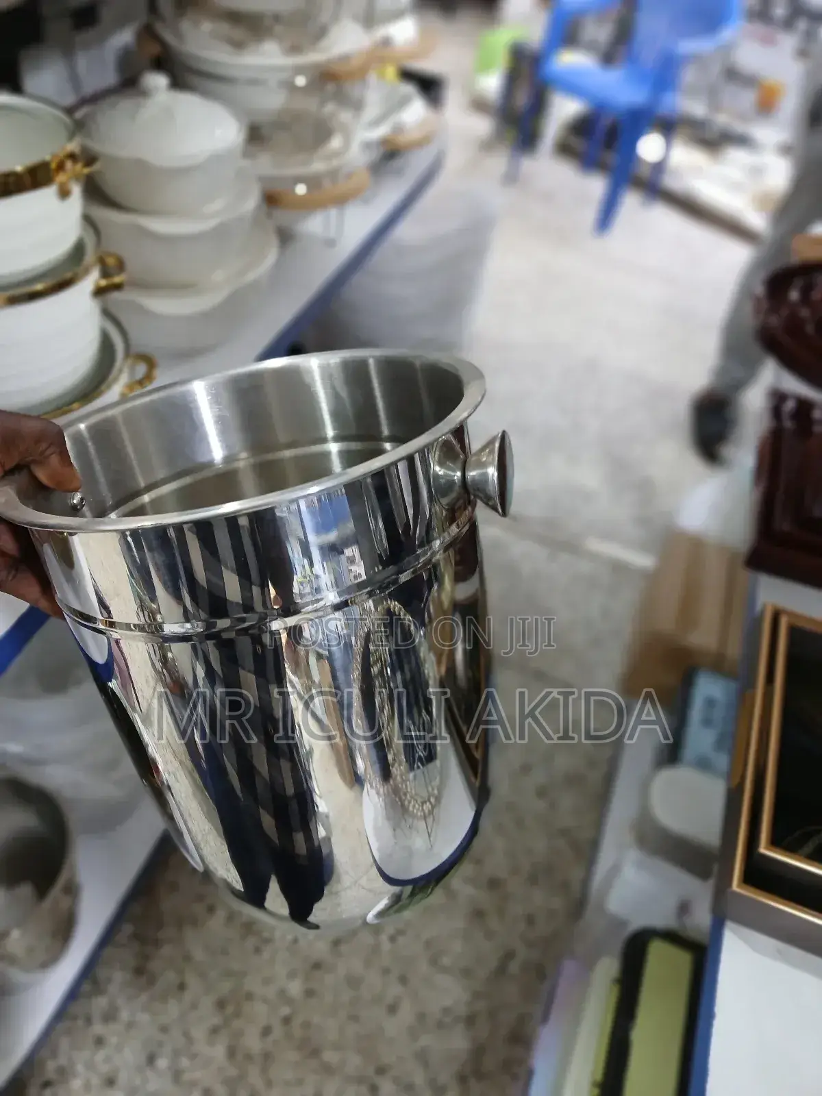 Luxury Heavy Steel Bar Party Champagne Glass Ice Bucket