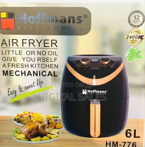 6L Hoffman Electric Air Fryer.