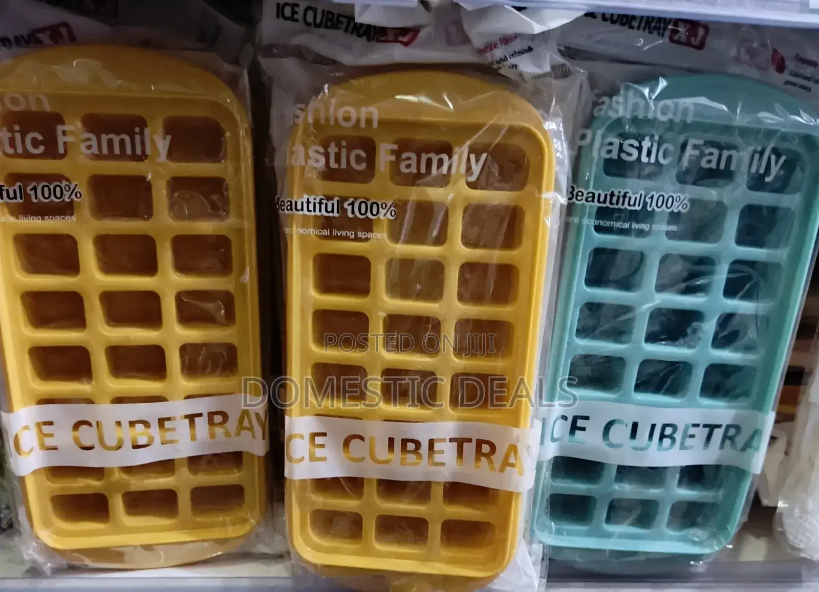 1pc Plastic Ice Cube Tray (24 Holes)