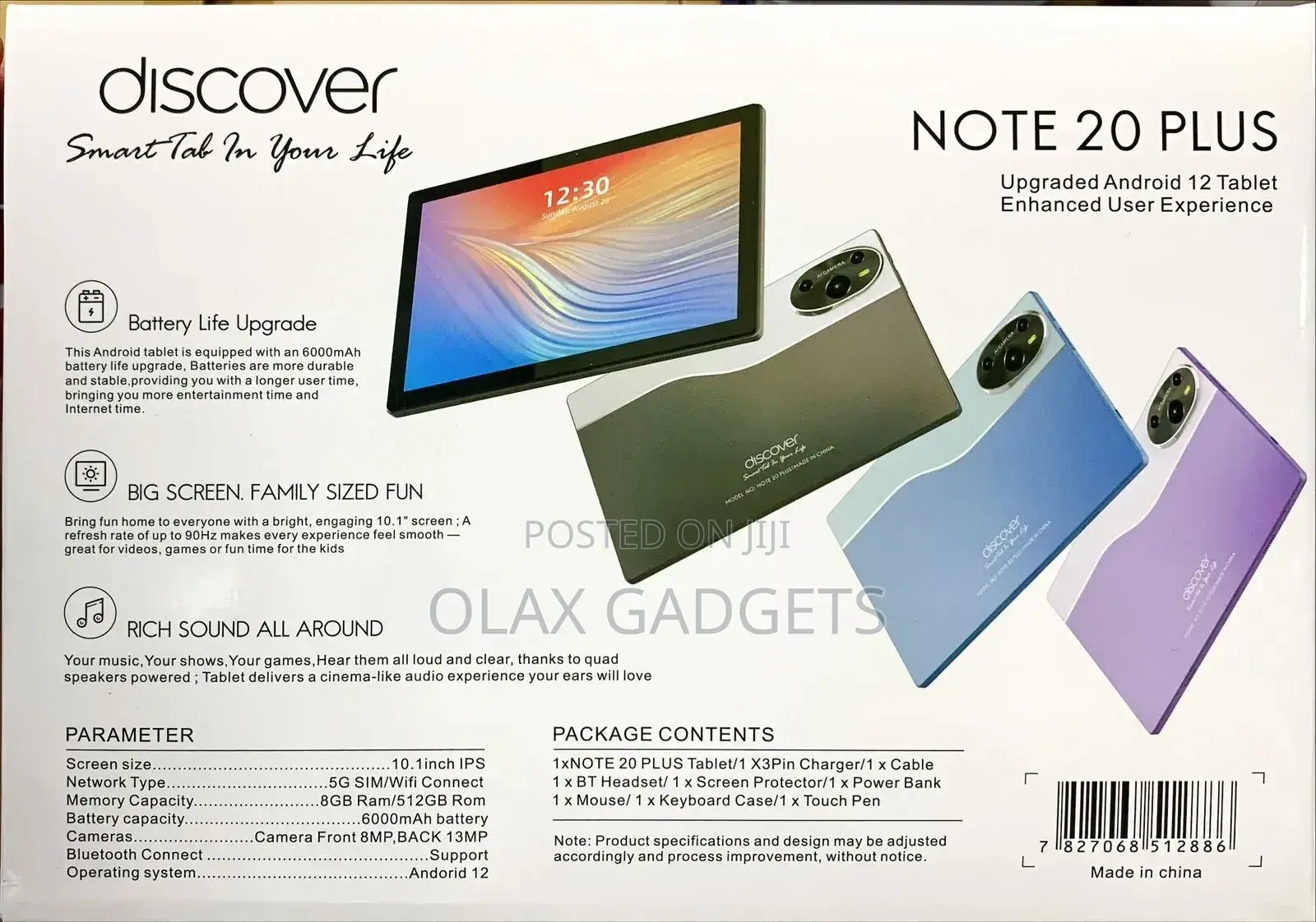 New Discover Note 20 Plus 512 GB