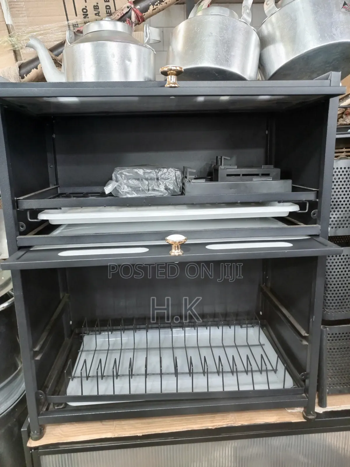 2-Tiered Metal Dish Rack