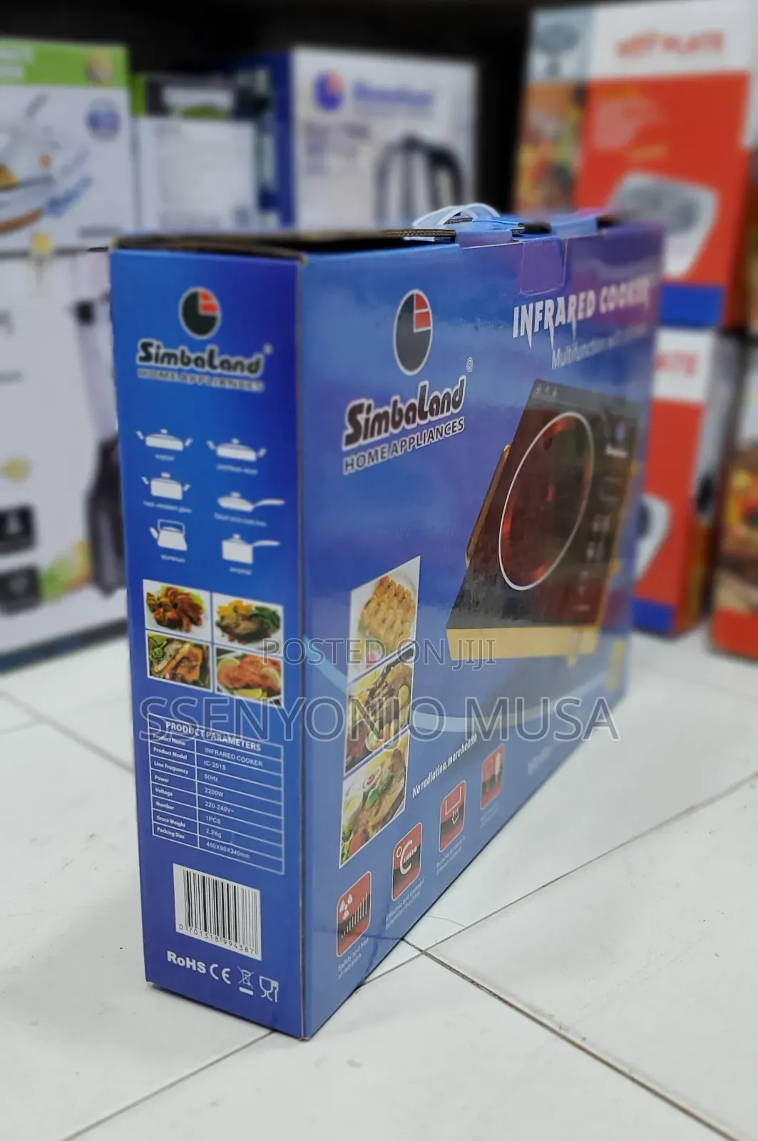 Simbaland Infrared Cooker Ic-201s-2200w Multifunction-Healty