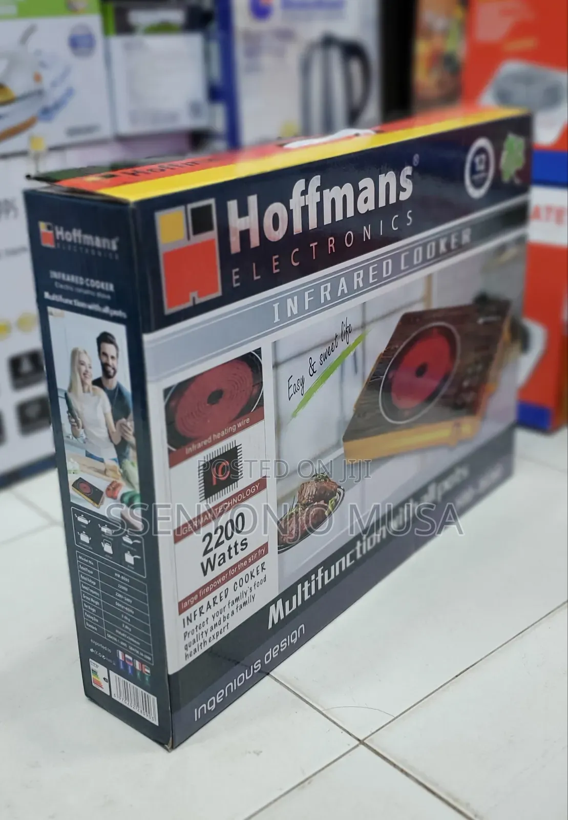 Hoffmans Infrared Cooker Hm-8090 -2200w Multifunction-German