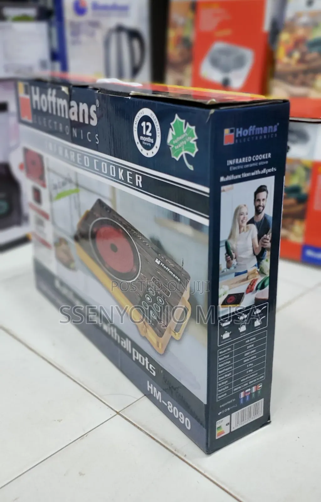 Hoffmans Infrared Cooker Hm-8090 -2200w Multifunction-German