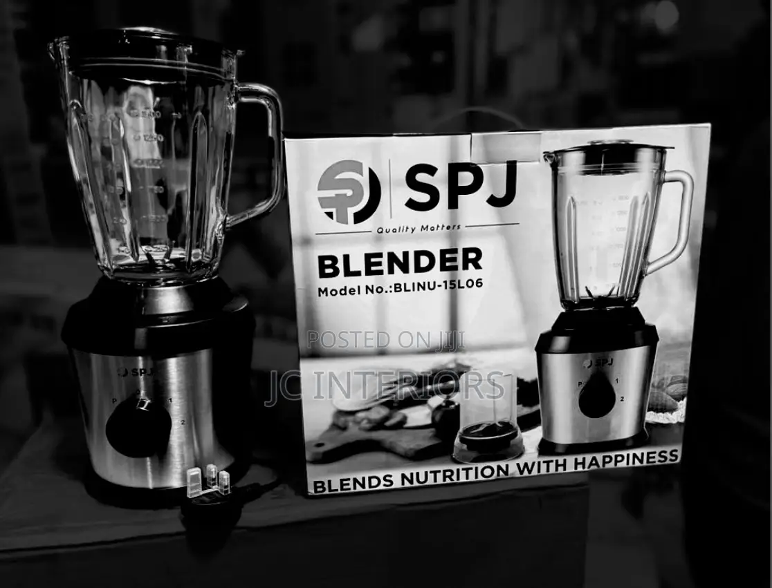 SPJ Heavy Duty Glass Blender