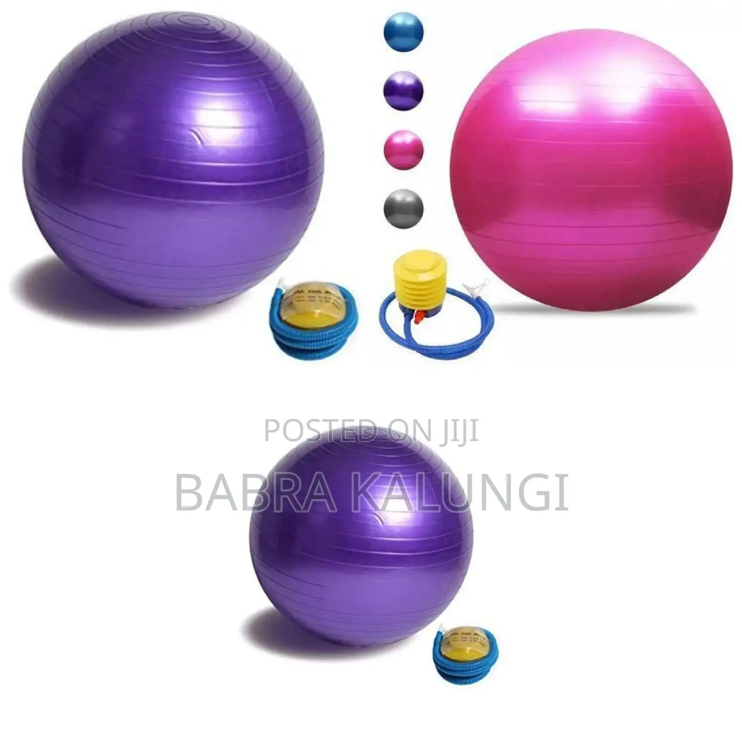 65cm Gym/Yoga Ball With Inflator