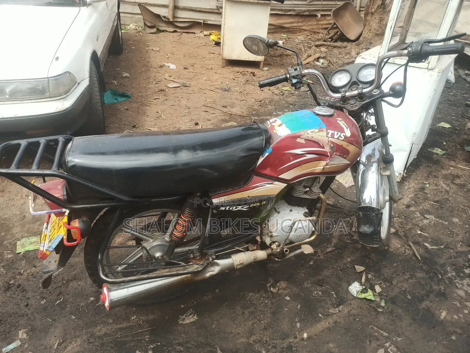 TVS XL 100 2017 Red