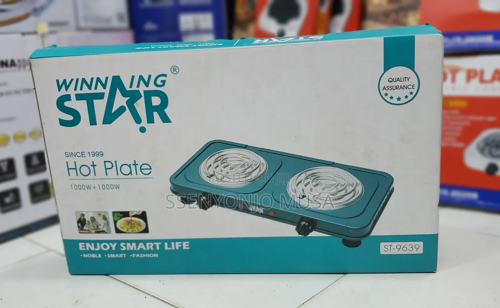 Winning Star Double Hotplate St-9639-2000w-Quality Assurance