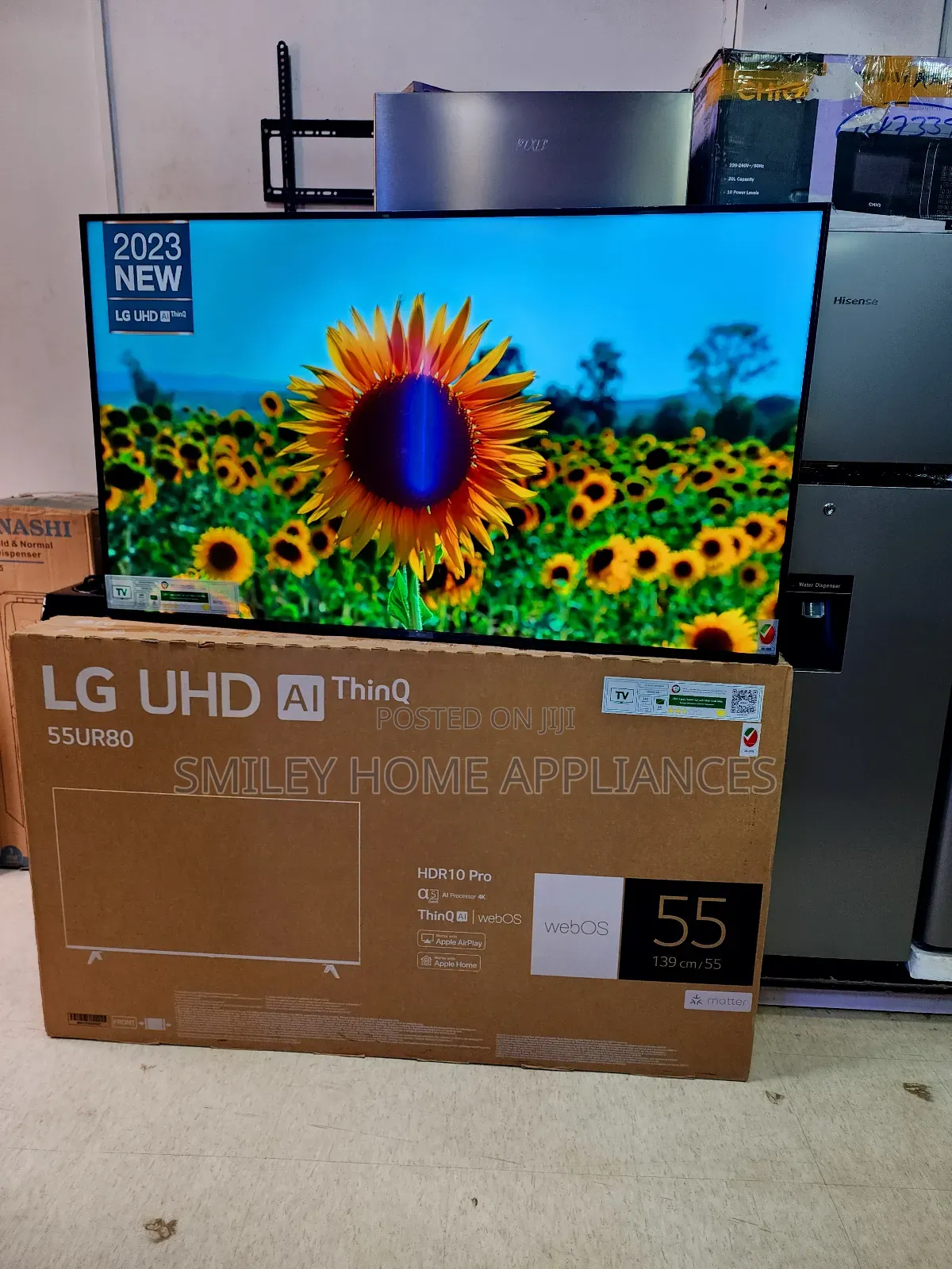 New Edition LG UR80 Thinq Ai 55inches Smart Tv
