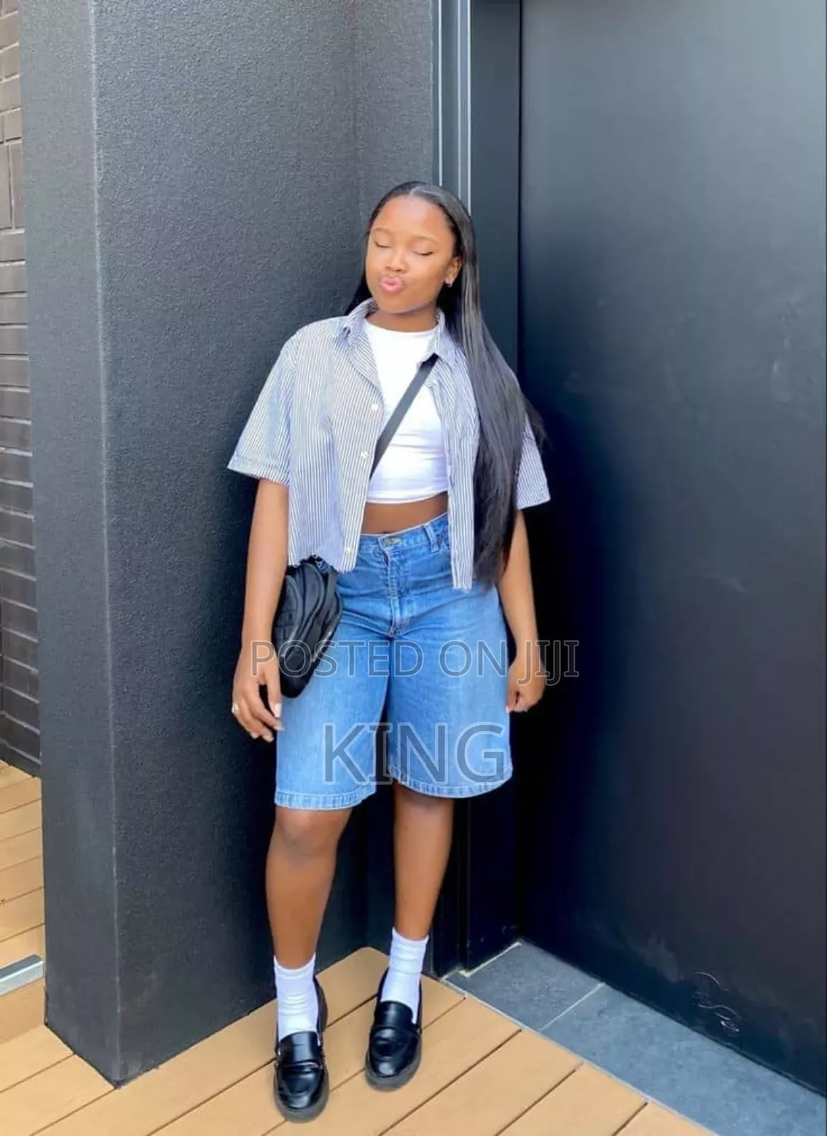 Streetwear Ladies Jort Jeans
