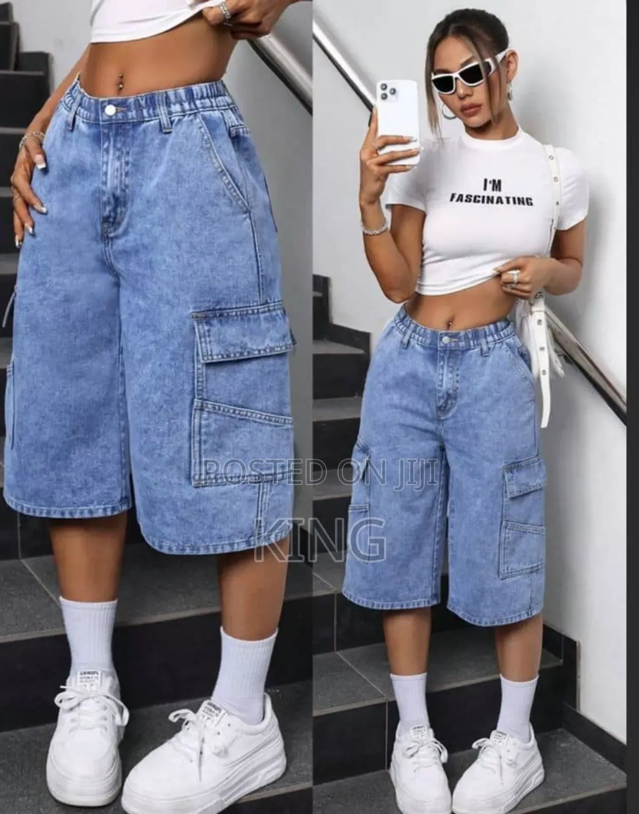 Simple Ladies Jort Jeans