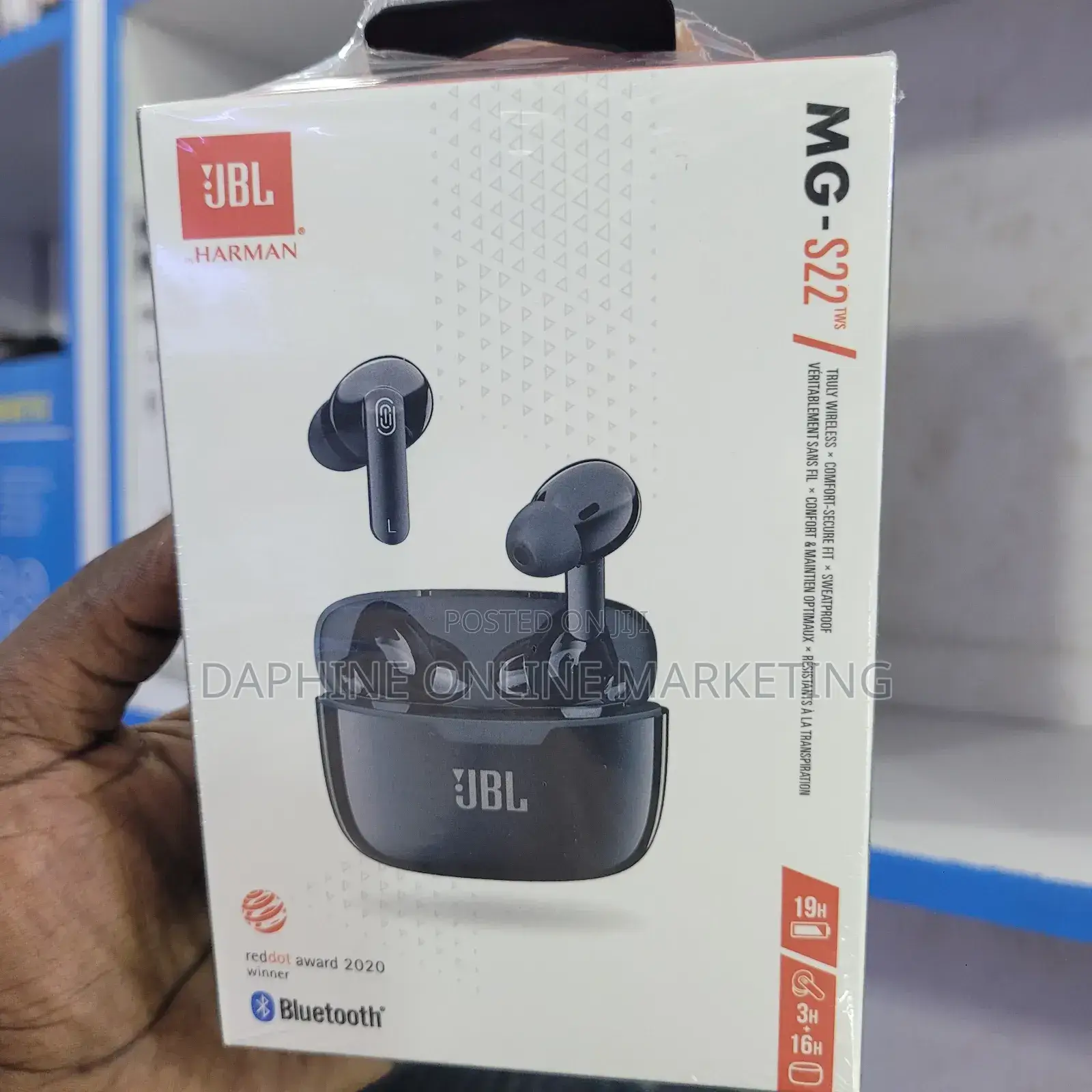 MG-S22 JBL Earbuds/ Pure Bass Wireless Airpods JBL