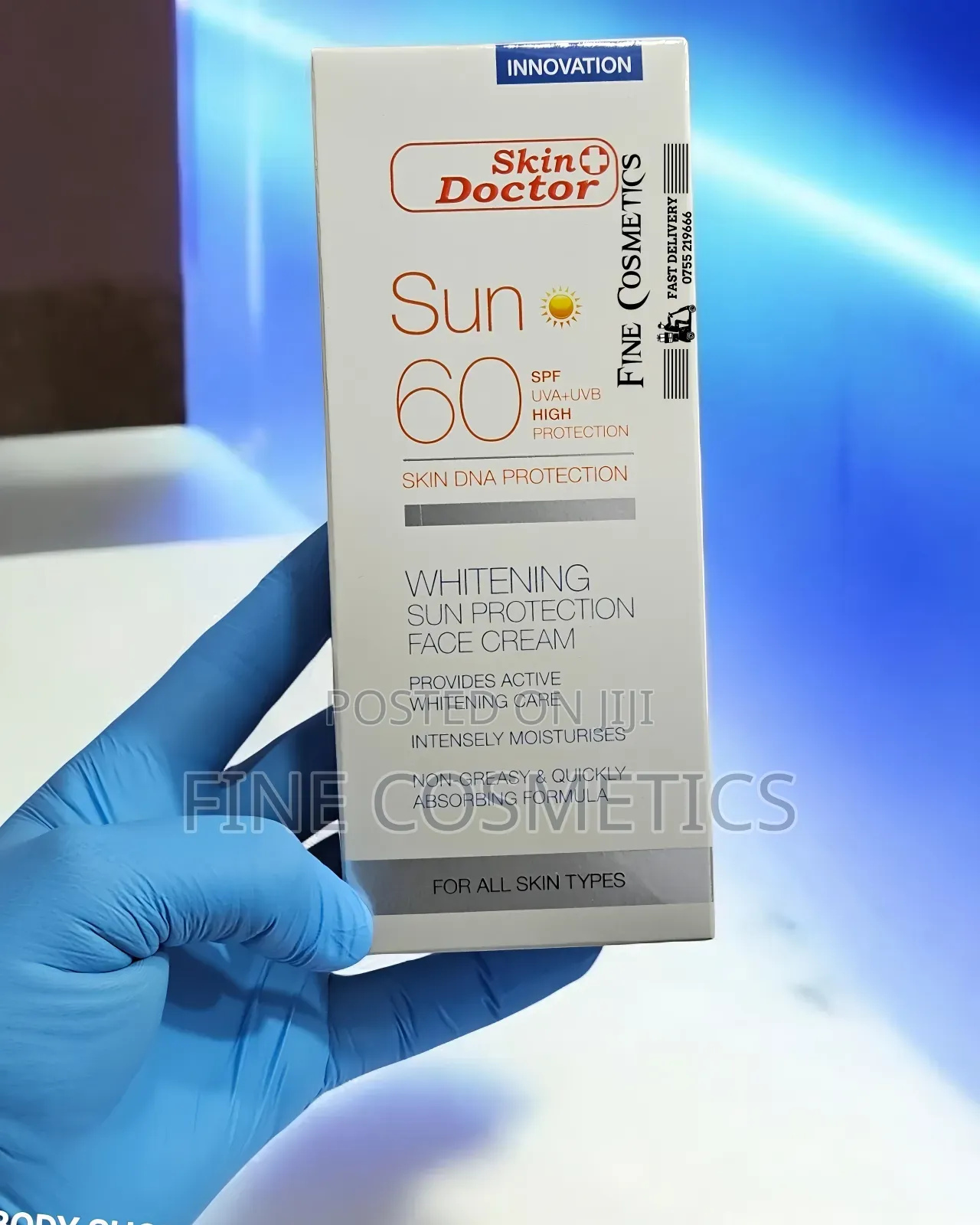 AUTHENTIC SUNSCREEN SPF60 Non-Greasy Skin Whitening Sunblock