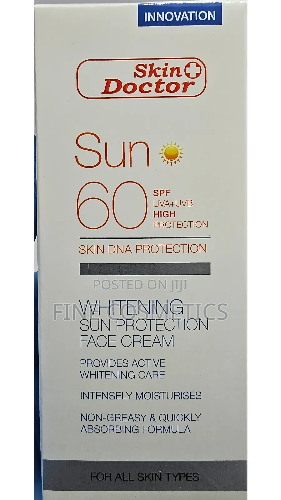 AUTHENTIC SUNSCREEN SPF60 Non-Greasy Skin Whitening Sunblock