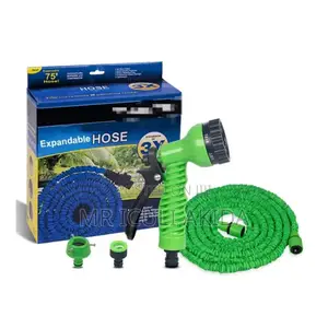 15m/50ft Garden Water Hose Pipe Kit WTH 7heads Spray Nozzle