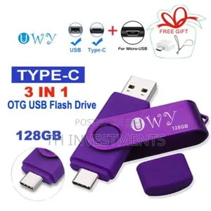 UWY Flash Disk 128G OTG Usb Flash Drive Micro Otg Type C