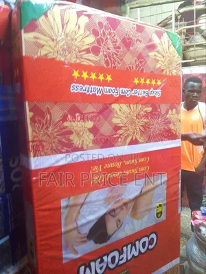 Super Deluxe Mattress. Comfoam. 3$6*6inches. Sealed Cover