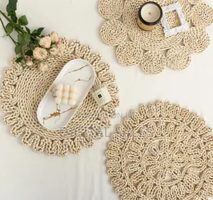 Woven Straw Place Mats 6pcs