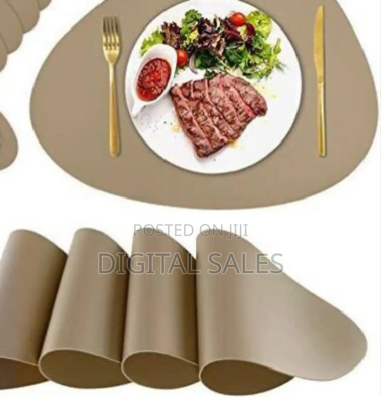 6 PCS Oval Table Placements