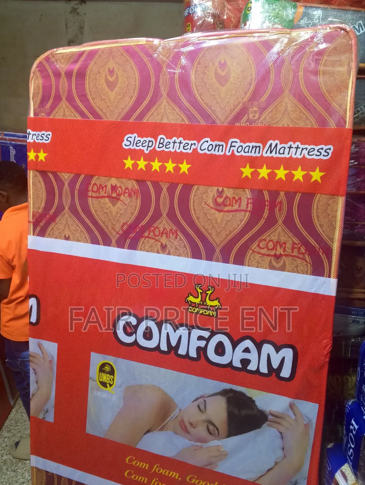 Super Deluxe Mattress. 4*6*6inches.Sealed Cover .Comfoam.