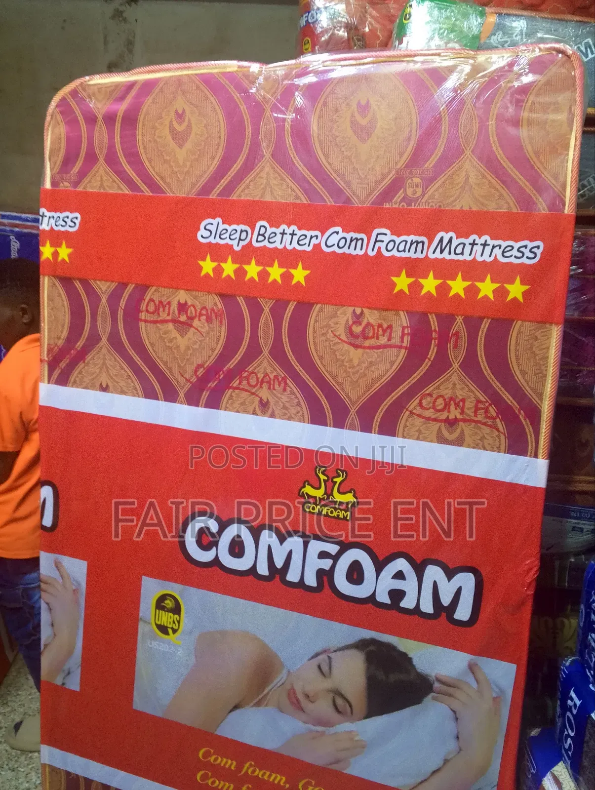 Super Deluxe Mattress. 4*6*6inches.Sealed Cover .Comfoam.